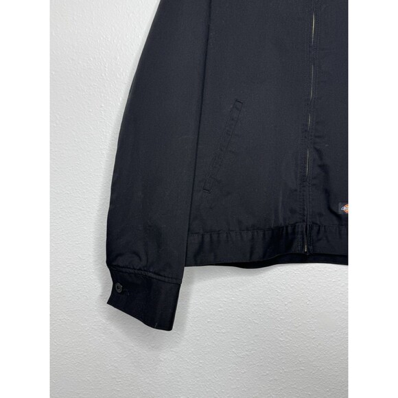 Vintage Dickies Jacket Mens 2XL Black Canvas Zip Work Eisenhower Bomber Mechanic - Picture 4 of 16